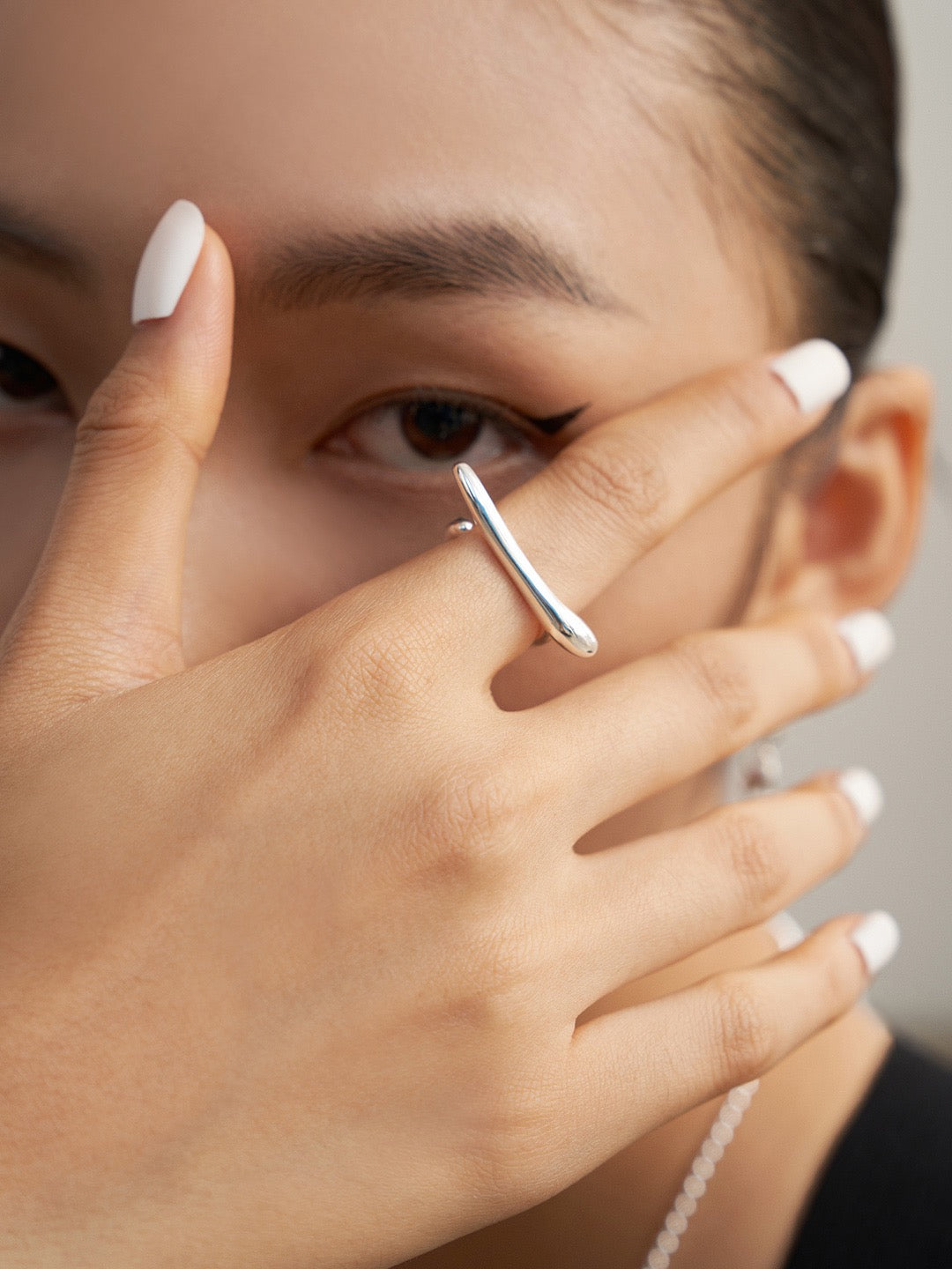 Minimalist Bold Line Ring - Pearlpetual