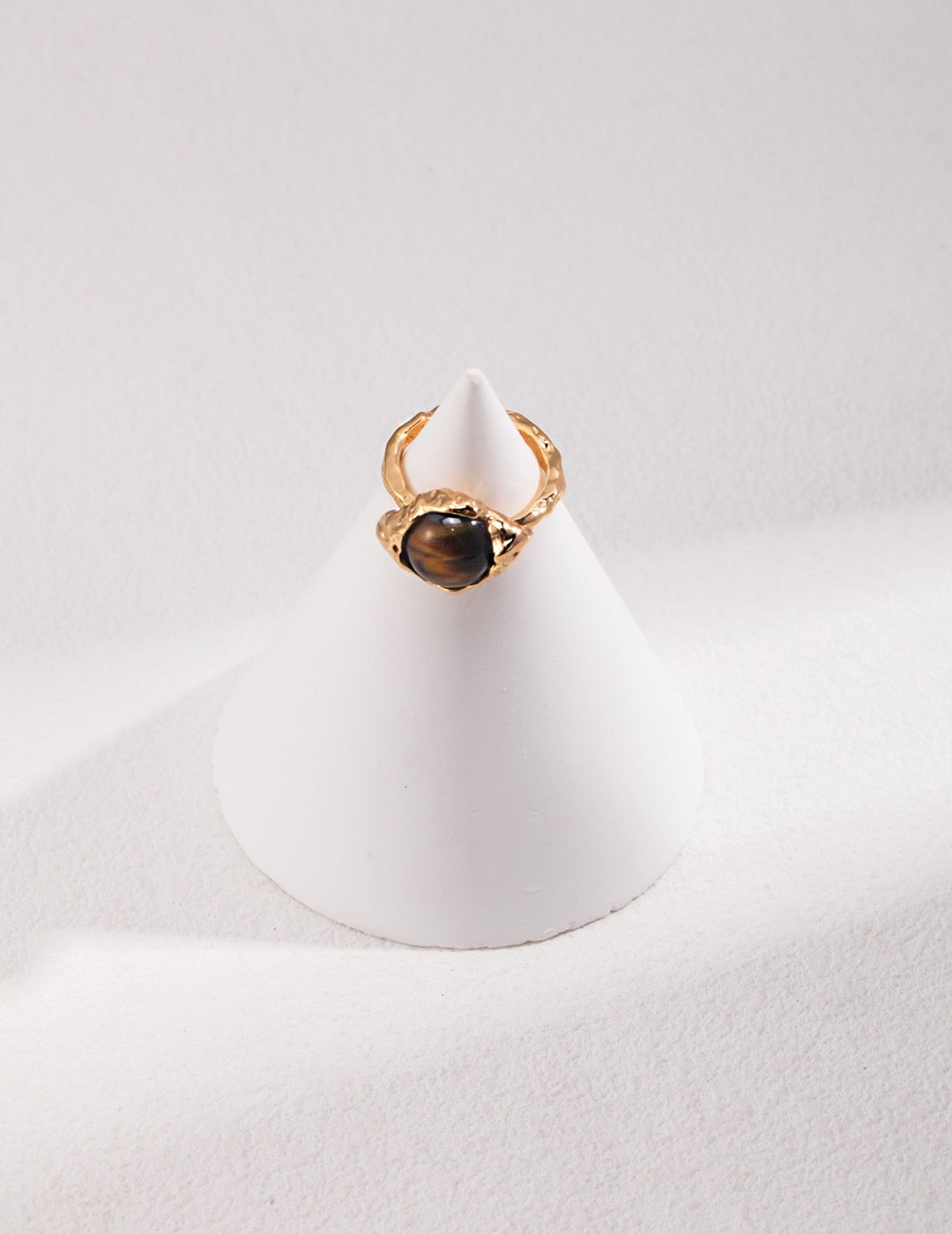 Mira Tiger's Eye Ring - Pearlpetual