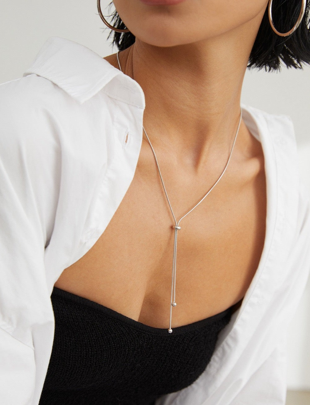 Plain Chain Necklace - Pearlpetual