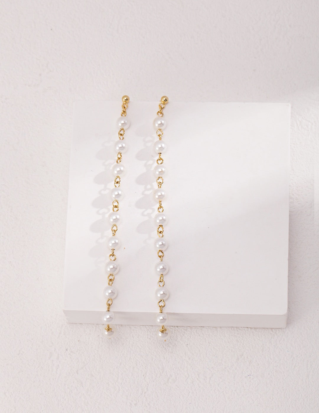 Two-Way Shell Pearl Earrings - Pearlpetual