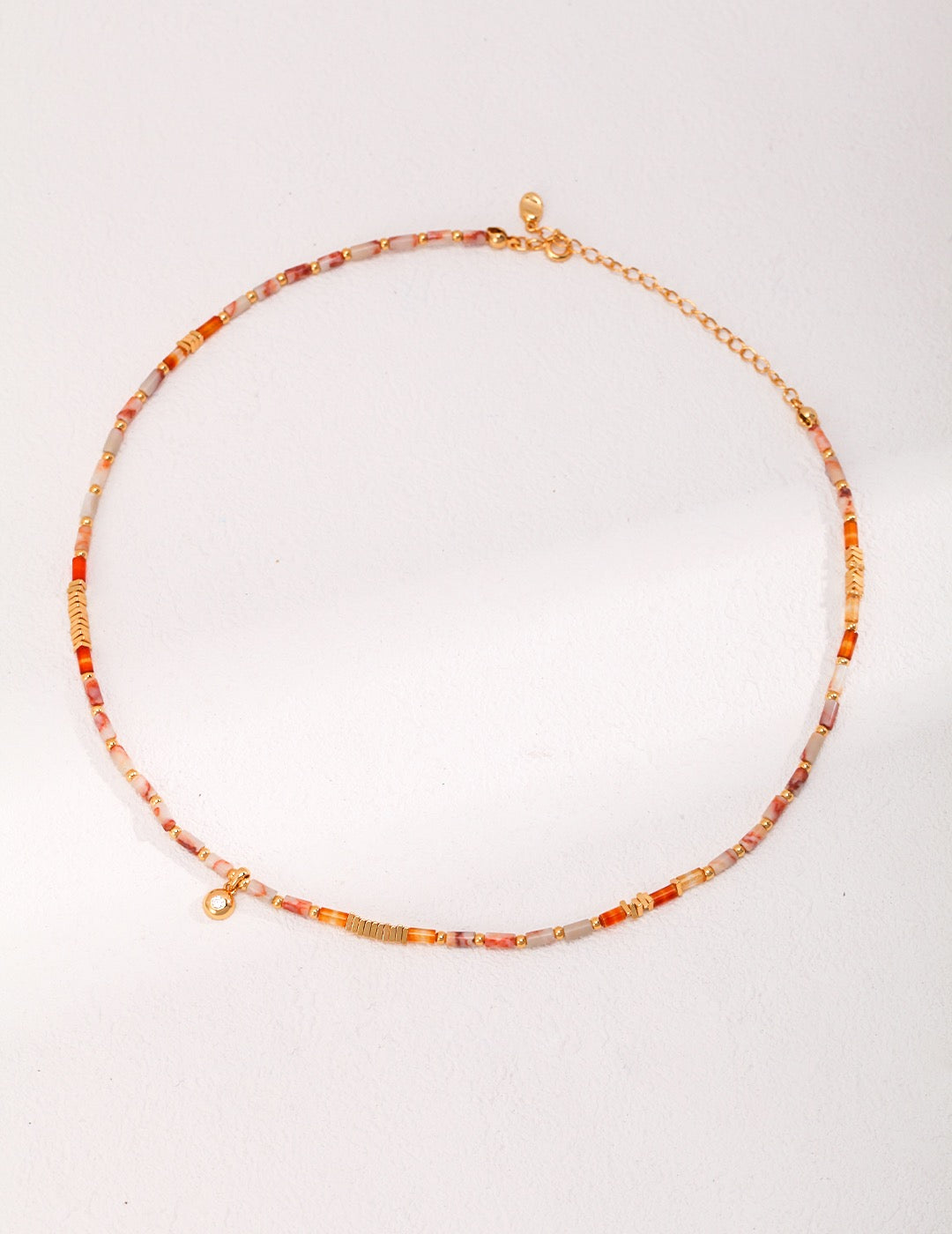 Red Agate Necklace - Pearlpetual