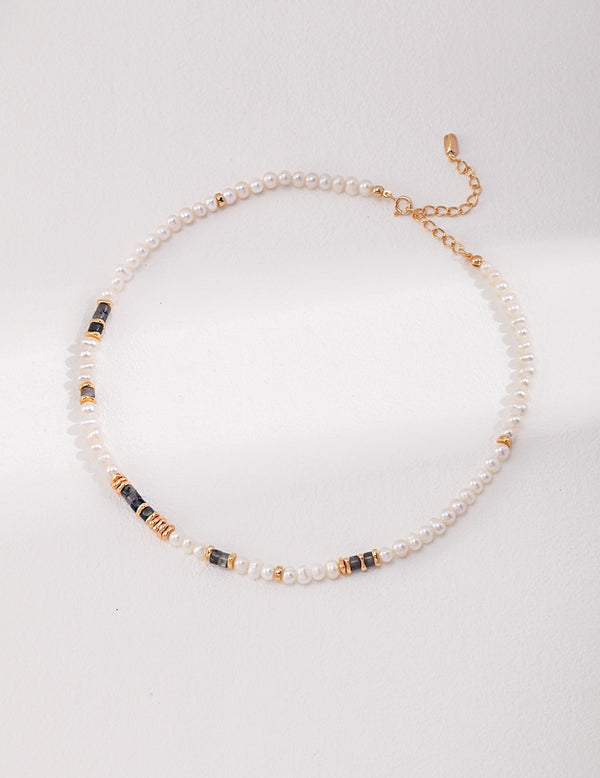 Midnight Glow Pearl Necklace