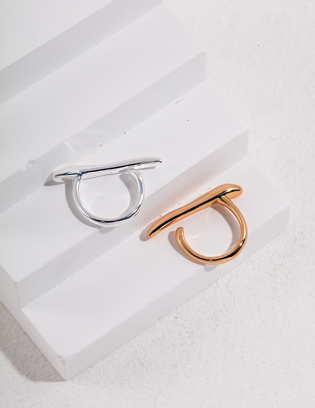 Minimalist Bold Line Ring - Pearlpetual