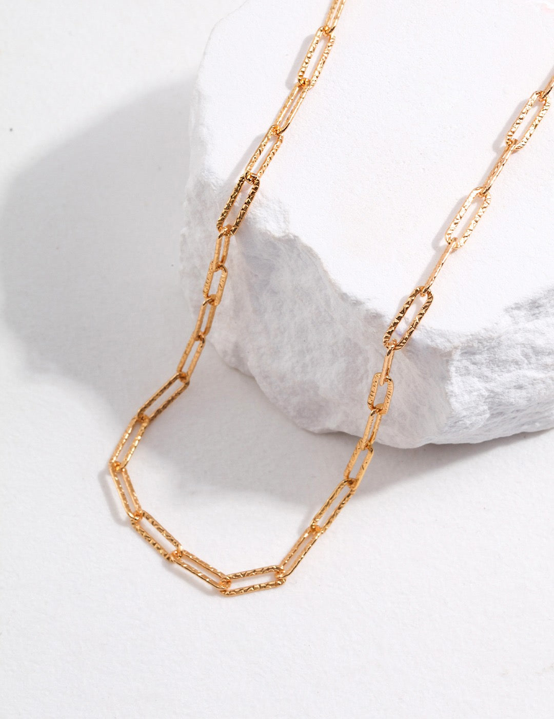 Paperclip Chain Necklace - Pearlpetual