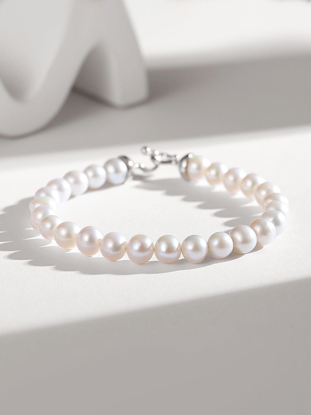 Single Strand Pearl Bracelet - Pearlpetual