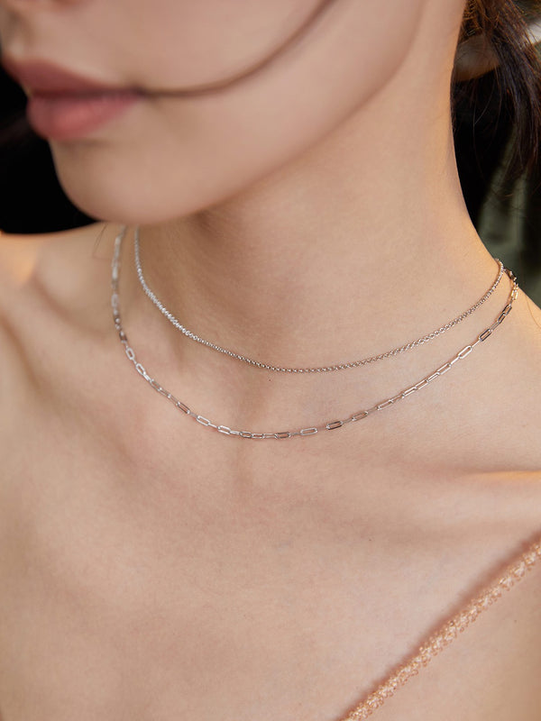 Duo Chain Necklace - Pearlpetual