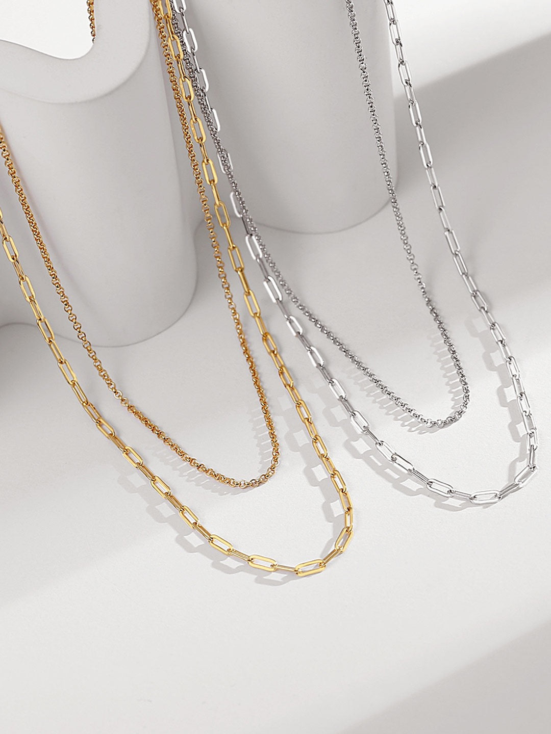 Duo Chain Necklace - Pearlpetual