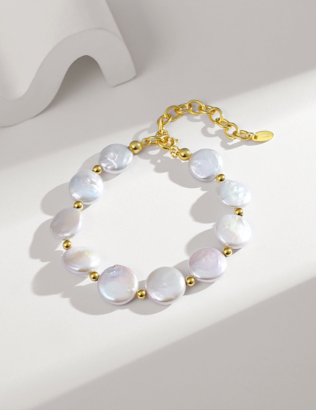 Flat Baroque Pearl Bracelet - Pearlpetual