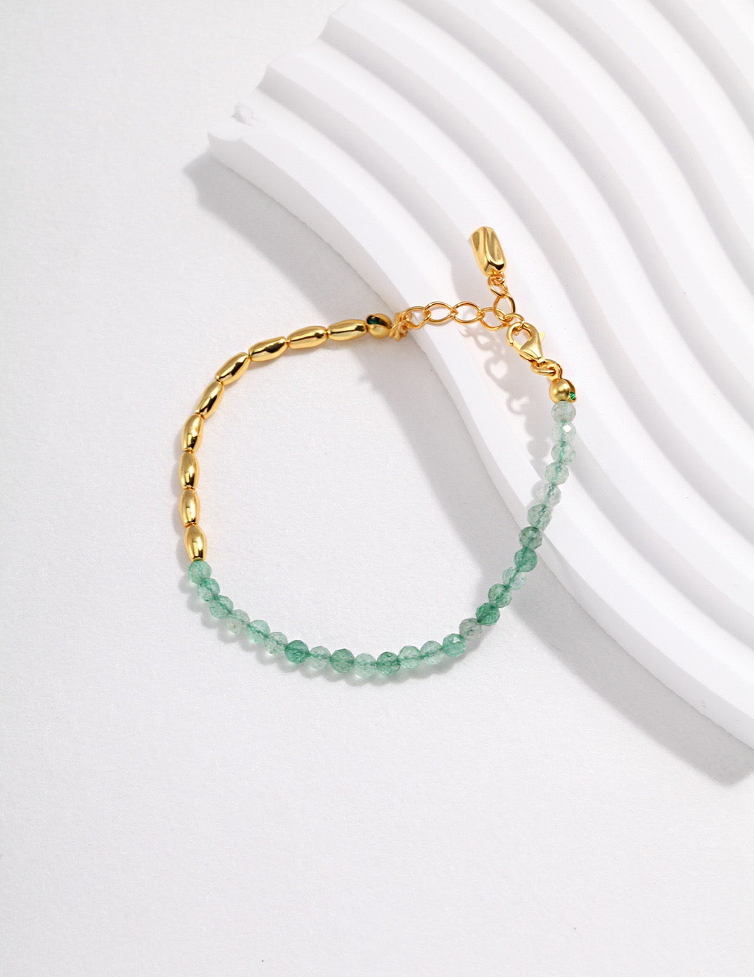 Green Crystal Bracelet - Pearlpetual