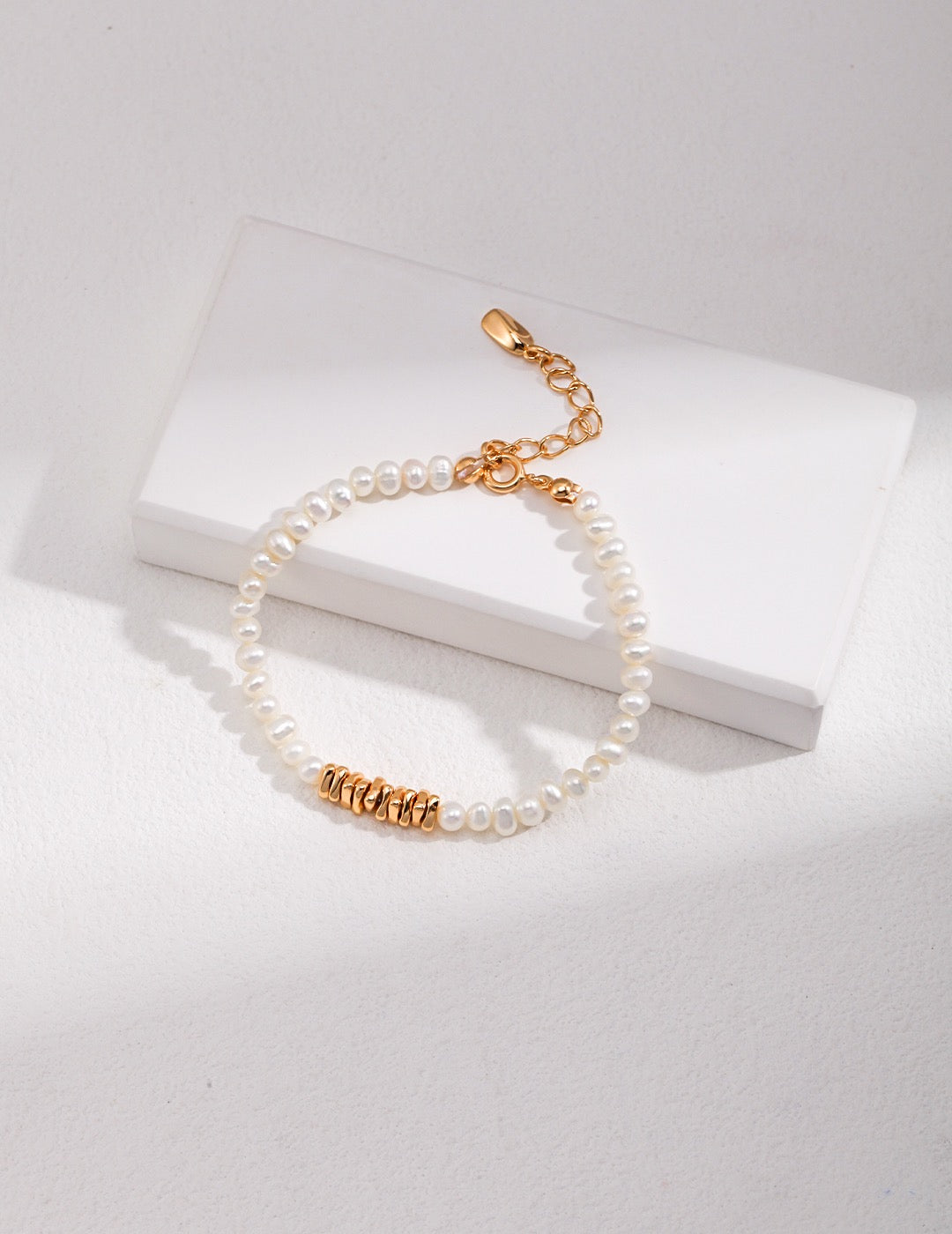 Amelia 18k Gold and Pearl Bracelet - Pearlpetual
