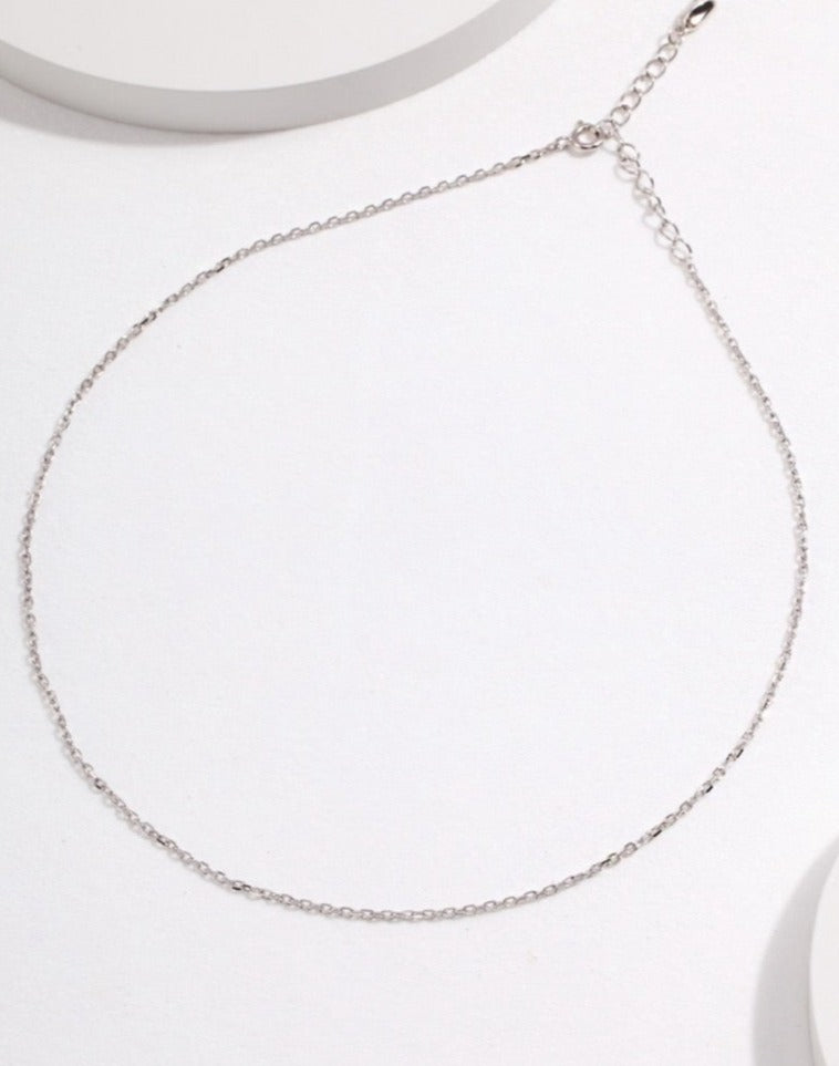 18k Gold Cable Chain Necklace - Pearlpetual