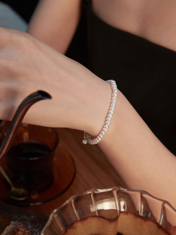 Classic 18k Gold Pearl Bracelet - Pearlpetual