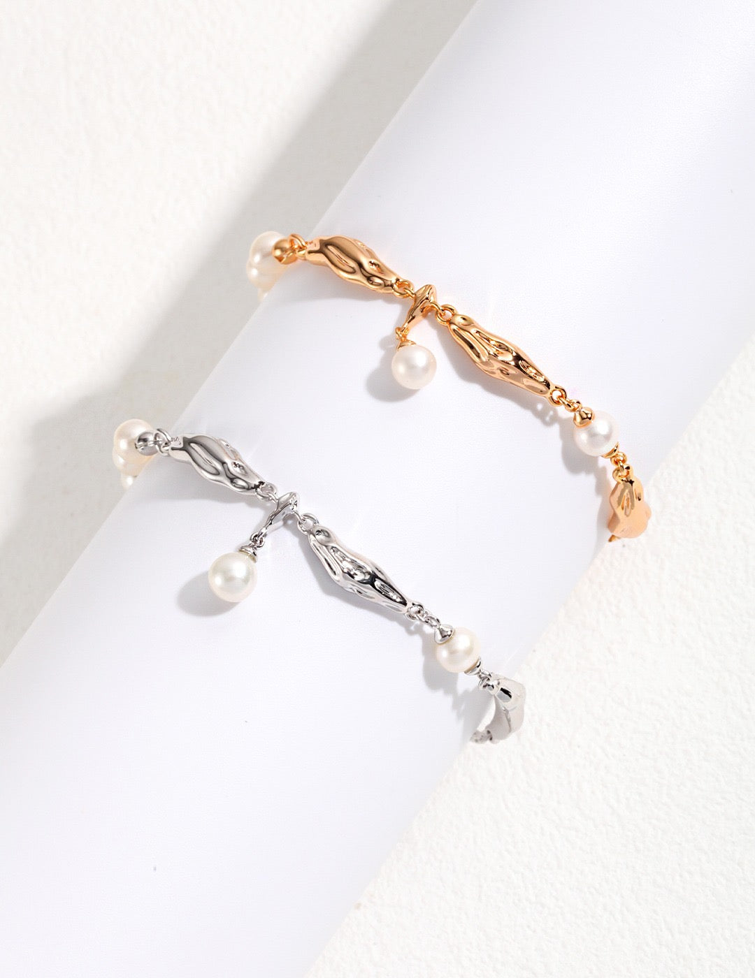 Scarlette 18k Gold Pearl Bracelet - Pearlpetual